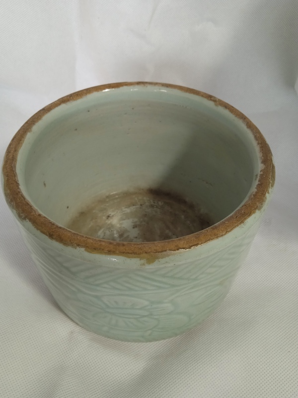 古玩陶瓷豆青釉香爐拍賣,當(dāng)前價格888元