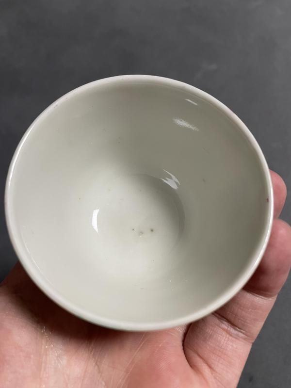 古玩陶瓷檸檬釉壓手杯拍賣,當前價格3500元