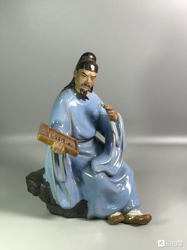 古玩陶瓷人物高士塑像拍賣，當(dāng)前價格298元