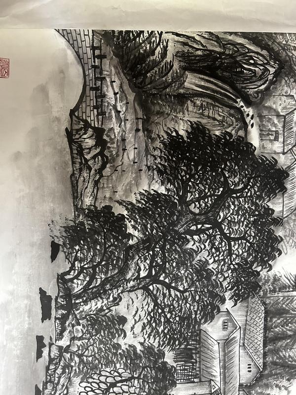 古玩字畫(huà)邢素芳老師作品《幸福人家》拍賣(mài)，當(dāng)前價(jià)格850元