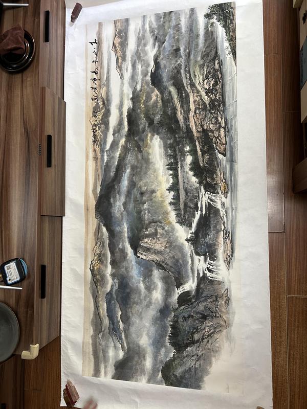 古玩轉賣趙明《山水圖》拍賣，當前價格499元
