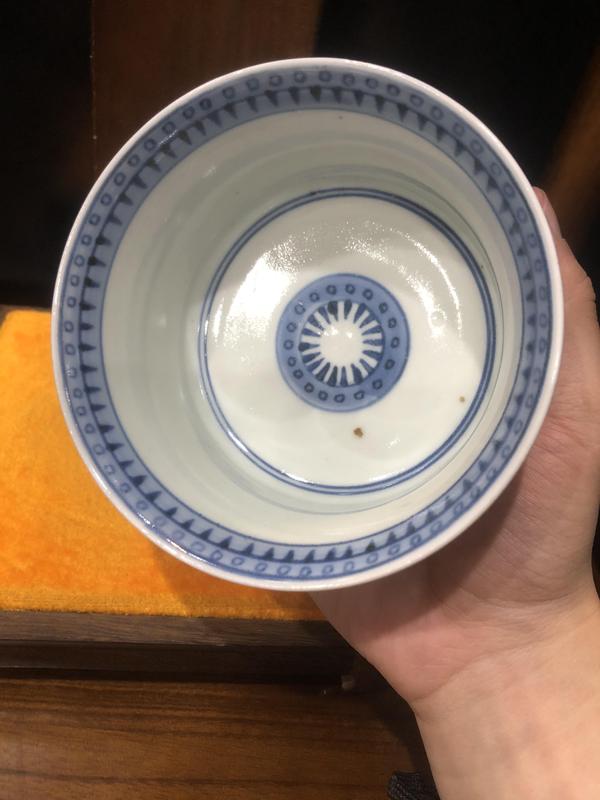 古玩陶瓷(新年放漏中)清末民初-博古圖青花紋-蓋碗拍賣,當前價格348元