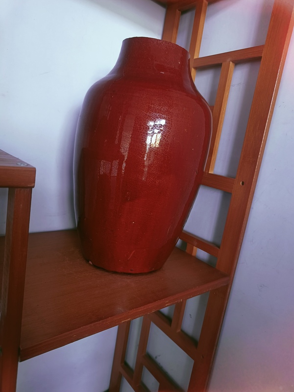 古玩轉賣清中鈞紅釉羅漢瓶拍賣,當前價格2000元
