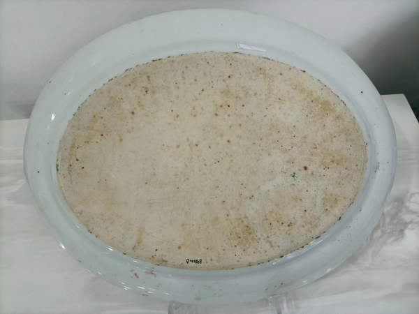古玩陶瓷廣彩人物花鳥紋盤拍賣,當前價格3999元