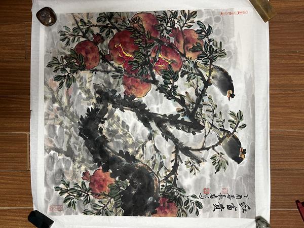 曹長(zhǎng)春老師精品作品《花卉》拍賣(mài)，當(dāng)前價(jià)格788元