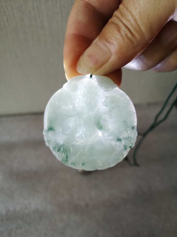 古玩玉器蓮花觀音牌子拍賣,當(dāng)前價(jià)格398元