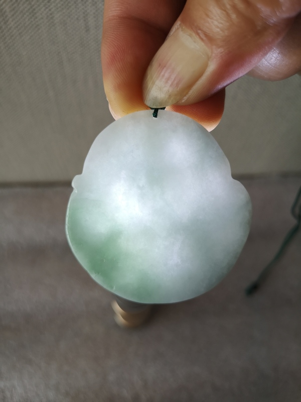 古玩玉器天然翡翠雕“普賢菩薩”掛牌拍賣,當前價格345元