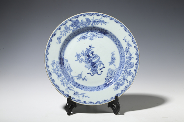 古玩陶瓷青花花卉雜寶紋盤拍賣,當(dāng)前價格3200元