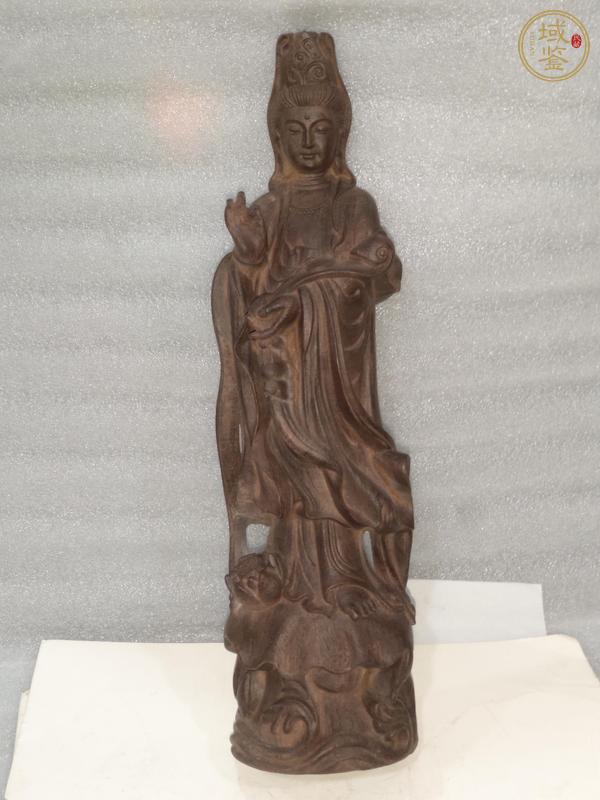 古玩當代·沉香木雕觀音菩薩擺件真品鑒賞圖