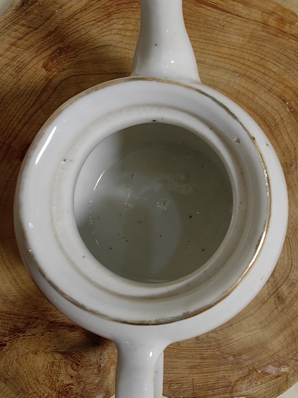 古玩陶瓷胭脂紅山水紋茶壺拍賣,當(dāng)前價格485元