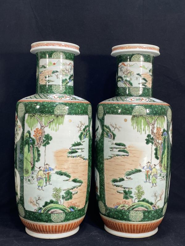 古玩陶瓷指日高升棒槌瓶拍卖，当前价格68888元
