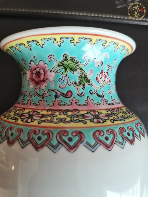 古玩陶瓷三娘教子图灯笼瓶真品鉴赏图