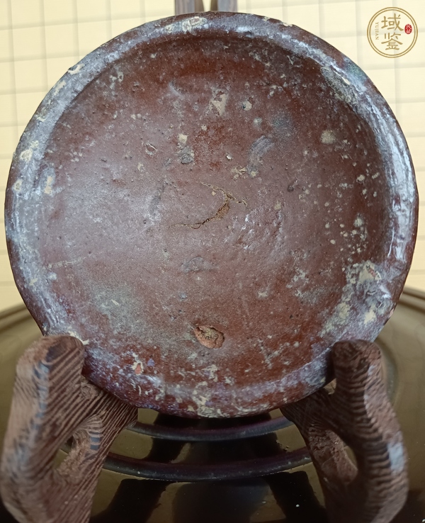 古玩陶瓷酱釉茶盏真品鉴赏图