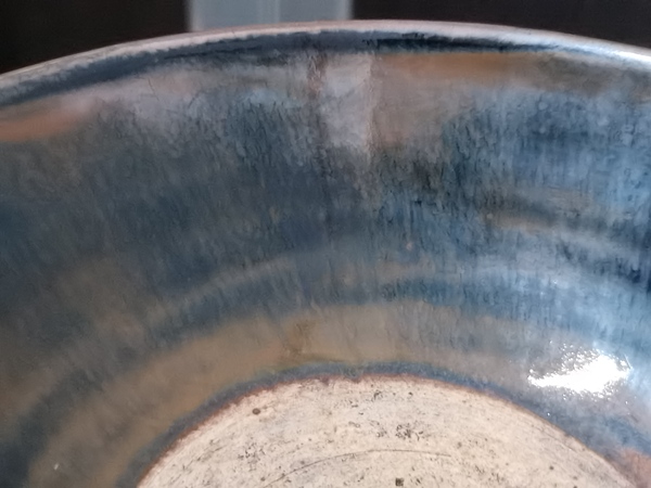 古玩陶瓷磁州窯兔毫釉窯變大碗最后一張照片兔豪漂亮。拍賣,當前價格3899元
