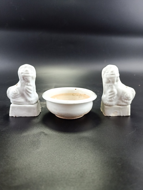 古玩轉賣【清早】德化白瓷三貢【傳世佳品】拍賣,當前價格888元