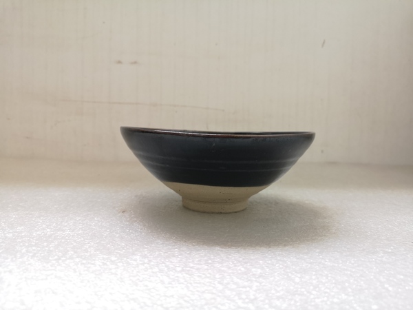 古玩陶瓷元末明初黑釉碗拍賣,當前價格680元