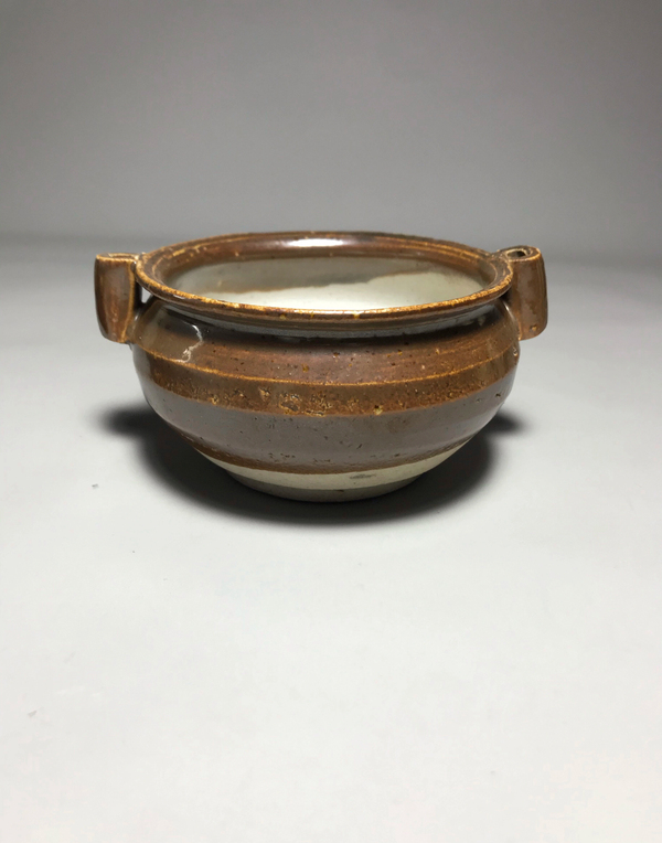 古玩陶瓷紫金釉雙耳香爐拍賣,當前價格1888元