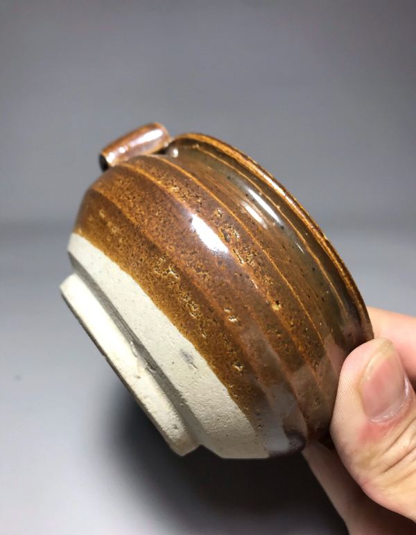 古玩陶瓷紫金釉雙耳香爐拍賣,當前價格1888元