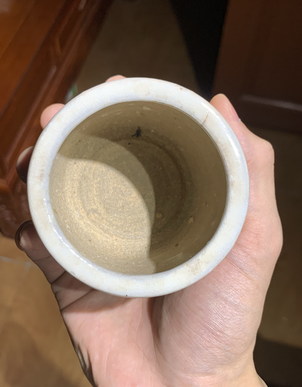 古玩陶瓷清中期漳州窯哥釉三足小琴爐拍賣,當(dāng)前價(jià)格399元