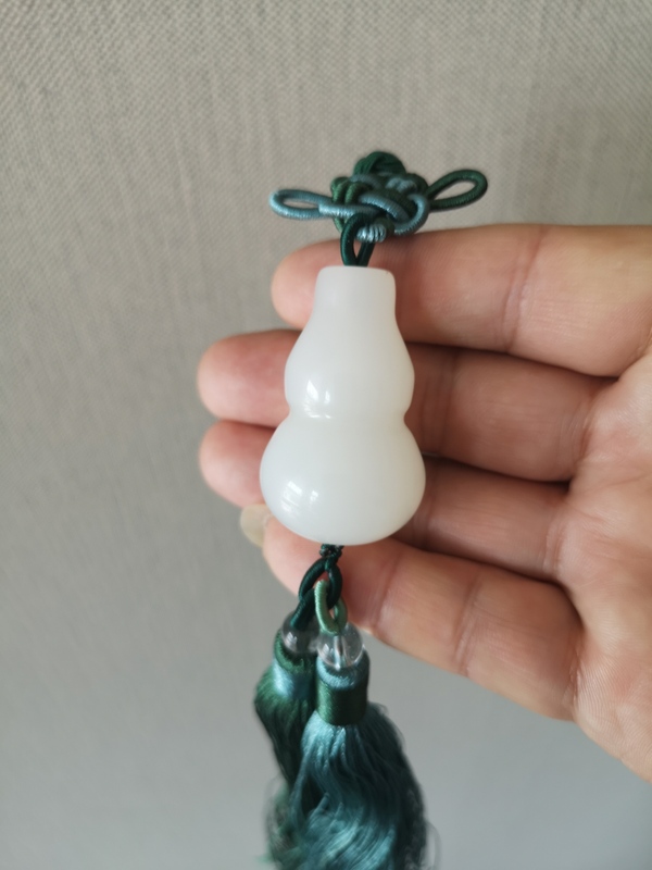 古玩玉器金絲玉葫蘆掛墜拍賣，當前價格298元