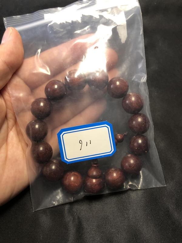 古玩雜項精品??！小葉紫檀佛珠手串拍賣，當前價格499元