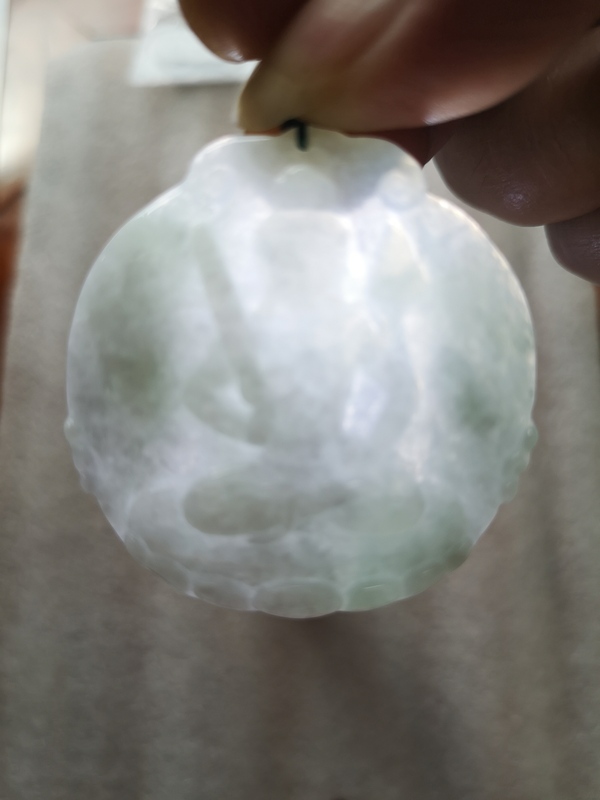 古玩玉器天然翡翠雕“虛空藏菩薩”掛牌拍賣,當前價格398元