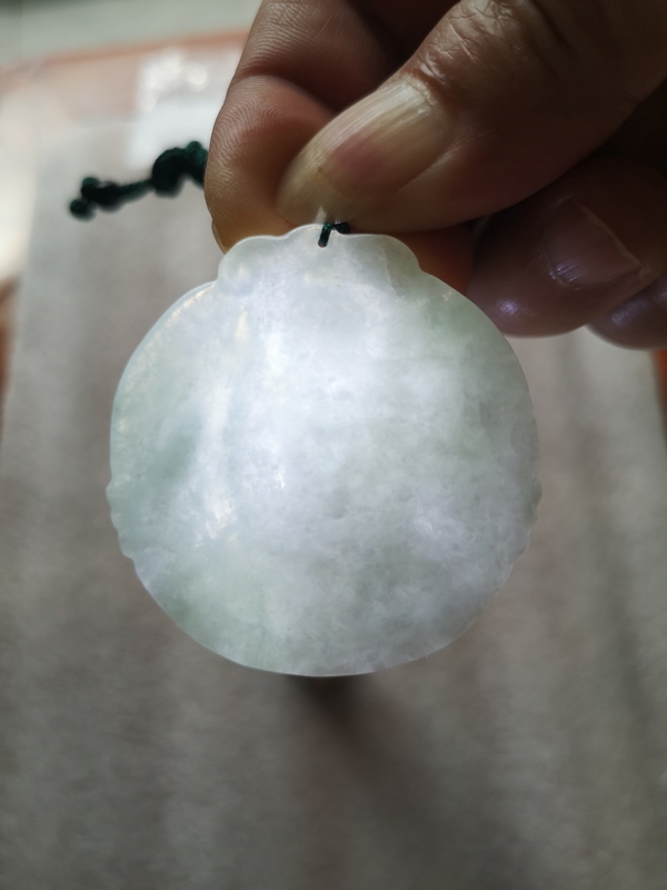 古玩玉器天然翡翠雕“虛空藏菩薩”掛牌拍賣,當前價格398元
