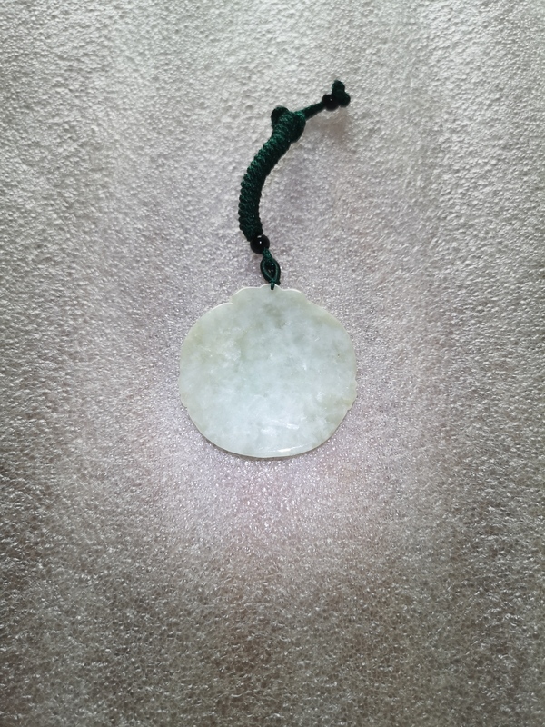 古玩玉器天然翡翠雕“虛空藏菩薩”掛牌拍賣,當(dāng)前價格398元