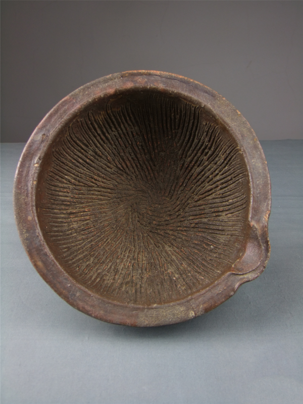 古玩陶瓷【明】【稀有品種】醬釉碾茶缽拍賣,當前價格0元