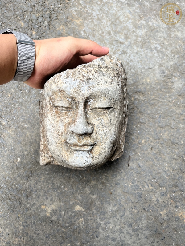 古玩佛头真品鉴赏图