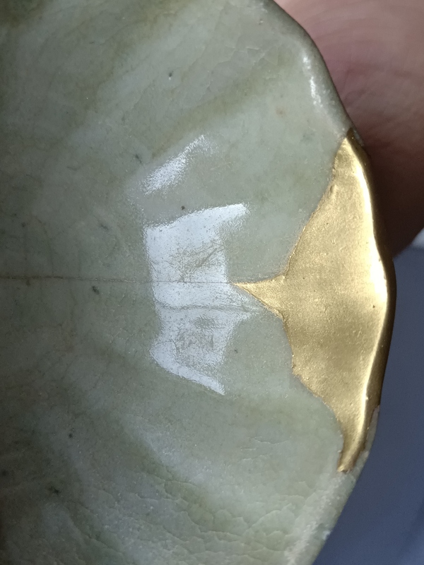 古玩陶瓷元代?龍泉青瓷蓮子杯拍賣,當前價格3300元