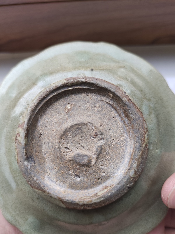 古玩陶瓷青釉花口盤拍賣,當前價格1200元
