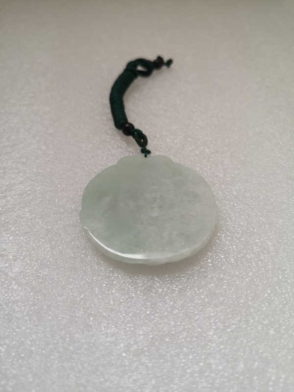 古玩玉器天然翡翠雕“虛空藏菩薩”掛牌拍賣,當前價格398元