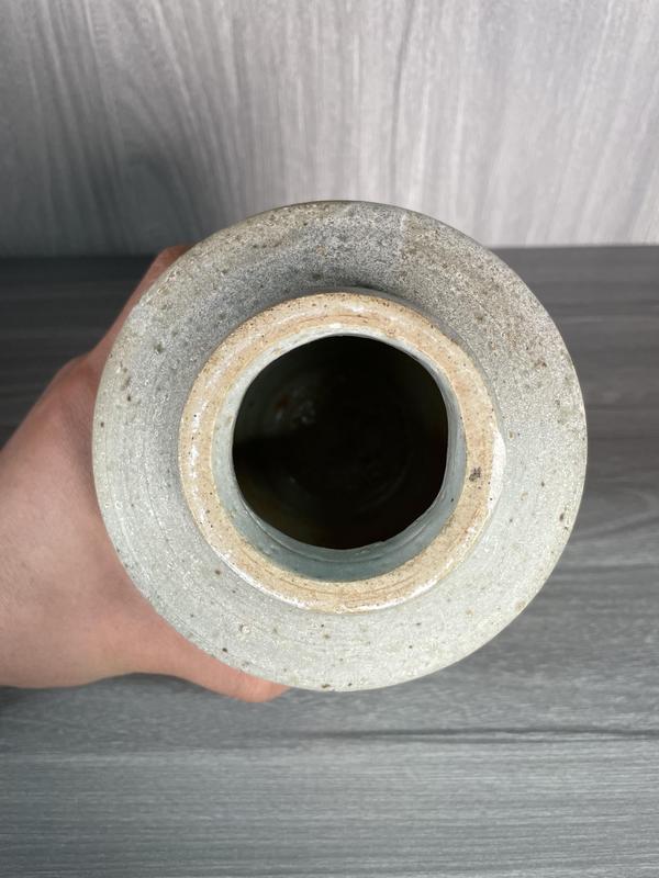 古玩陶瓷明·甜白釉唇口罐拍賣,當前價格860元