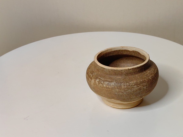 古玩陶瓷醬釉小茶入拍賣,當前價格499元