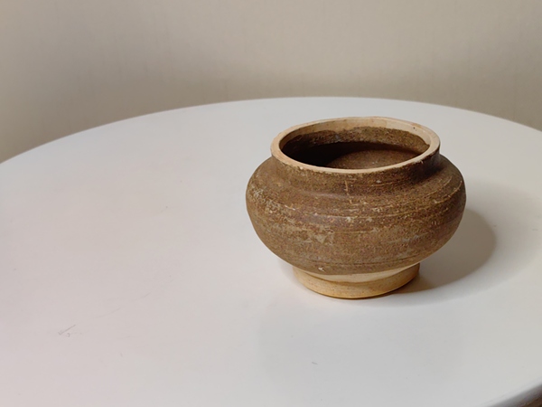 古玩陶瓷醬釉小茶入拍賣,當前價格499元