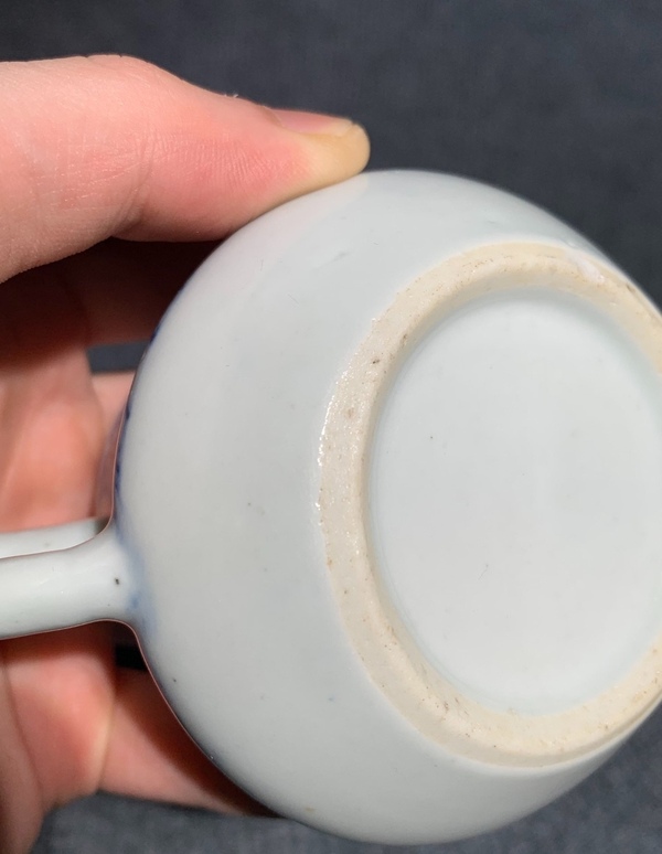 古玩陶瓷清晚期青花錦地花卉玲瓏瓷茶壺拍賣,當前價格2000元