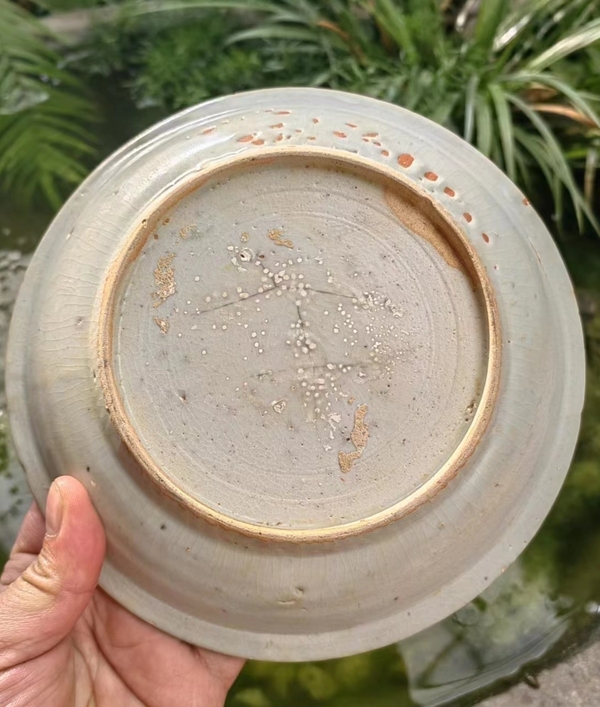 古玩陶瓷青花麒麟望月紋盤拍賣,當(dāng)前價(jià)格780元