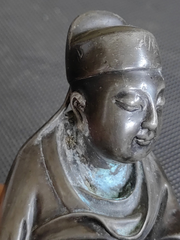 古玩雜項錫制人物擺件拍賣,當前價格2900元