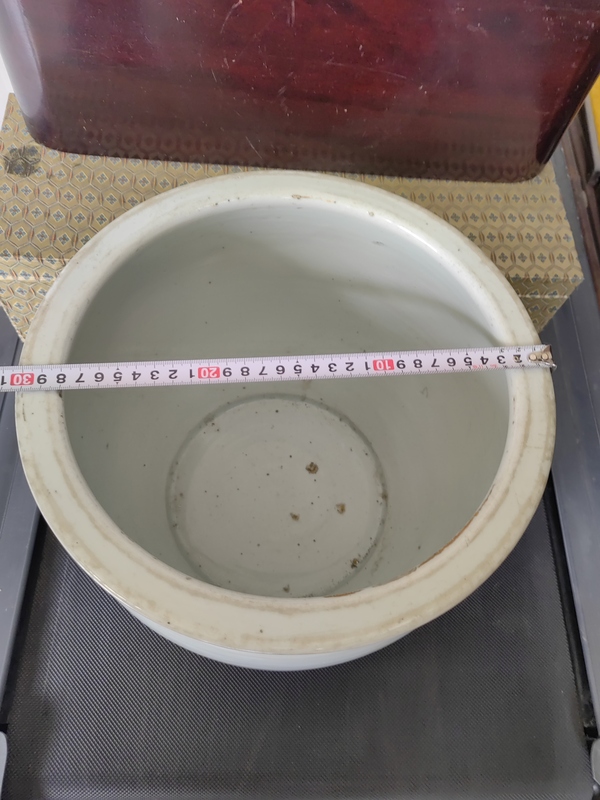 古玩陶瓷白釉文房案頭卷缸拍賣,當前價格8600元