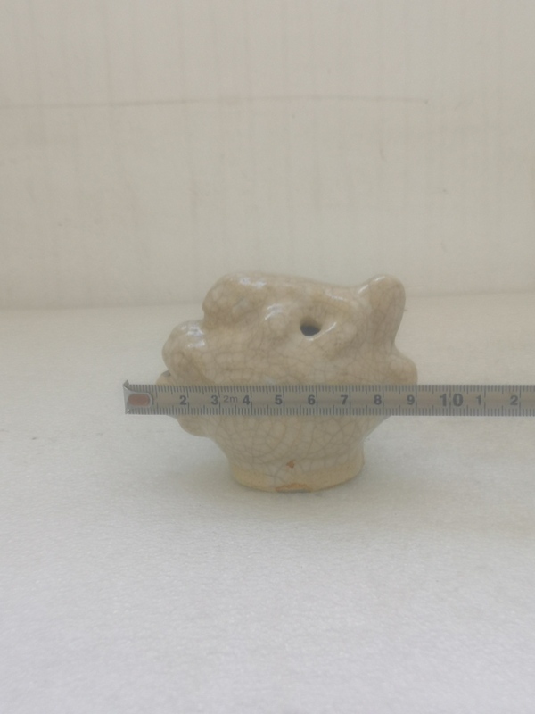 古玩陶瓷哥窯文房水滴拍賣,當前價格398元