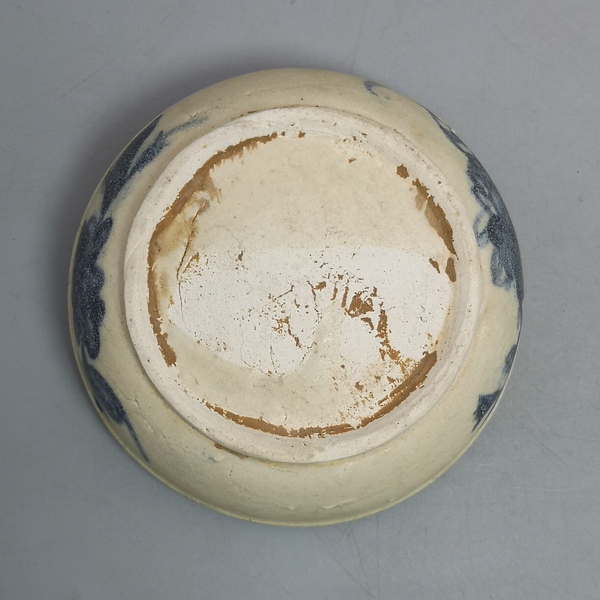 古玩陶瓷明中晚期青花花卉紋粉盒拍賣,當前價格1600元
