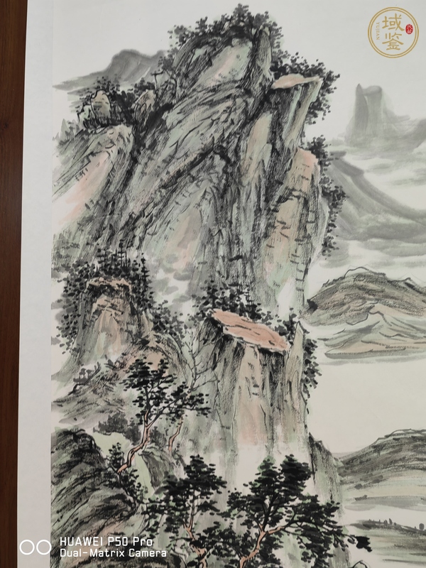 古玩字畫(huà)溪山行旅圖真品鑒賞圖