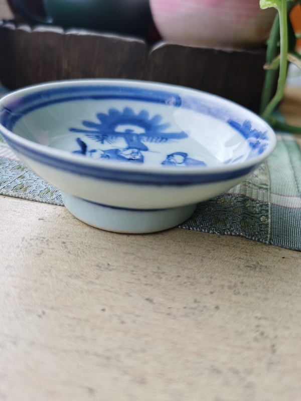 古玩陶瓷三星高照圖青花盤拍賣,當前價格399元
