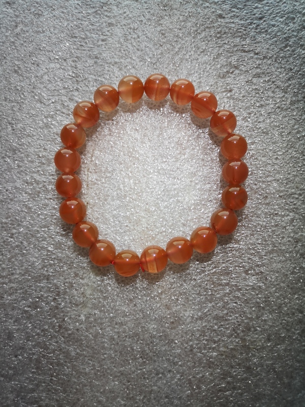 古玩玉器天然紅瑪瑙珠手串拍賣,當前價格220元