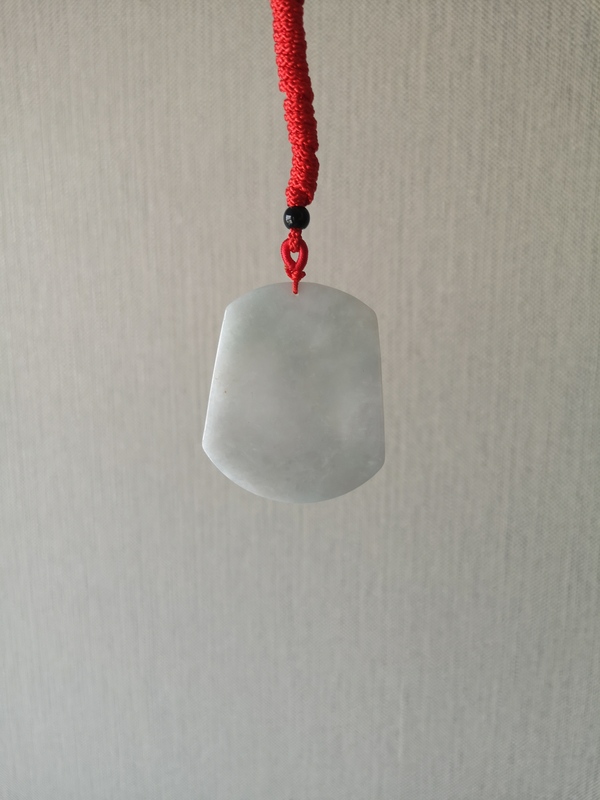 古玩玉器天然翡翠雕“文殊菩薩”牌拍賣,當(dāng)前價(jià)格398元