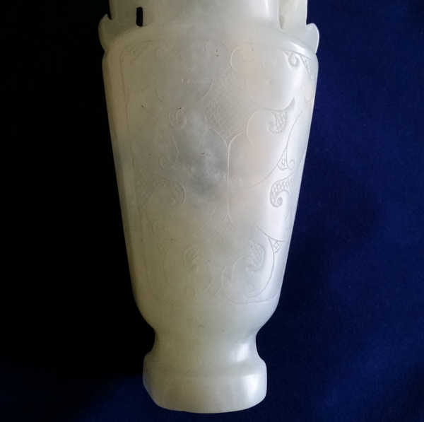 古玩玉器和田白玉蓋瓶拍賣,當前價格1880元