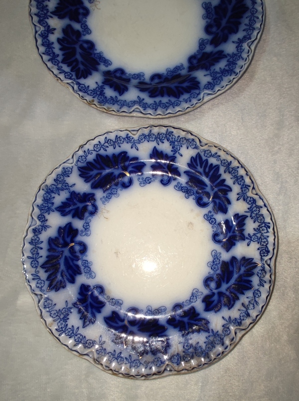 古玩陶瓷青花花卉紋花口盤拍賣,當前價格468元