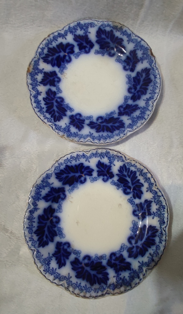 古玩陶瓷青花花卉紋花口盤拍賣,當前價格468元