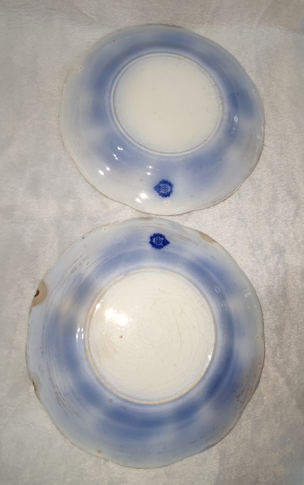 古玩陶瓷青花花卉紋花口盤拍賣,當前價格468元